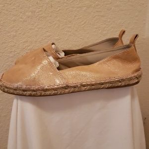 Zara Basic Metalic Gold Espradillas